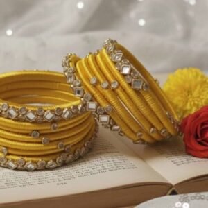 রেশমি চুড়ি Yellow